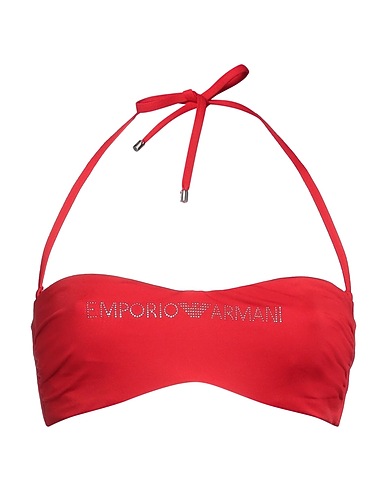 EMPORIO ARMANI Bikini Red 44% Polyester, 42% Polyamide, 14% Elastane