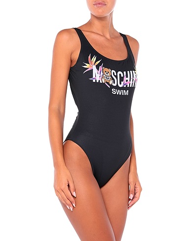 MOSCHINO Badeanzug Schwarz 82% Polyester, 18% Elastan