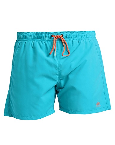 ALPHA INDUSTRIES Swim shorts Turquoise 100% Polyester