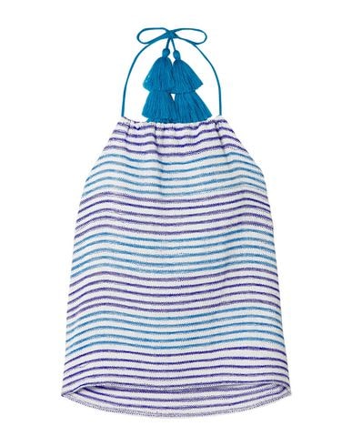 JALINE JALINE WOMAN COVER-UP AZURE SIZE M COTTON