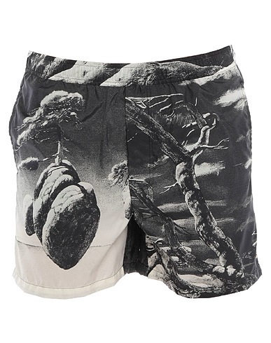 VALENTINO GARAVANI Swim shorts Charcoal 100% Polyamide
