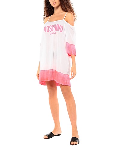 MOSCHINO Cover-up White 100% Cotton, Polyester