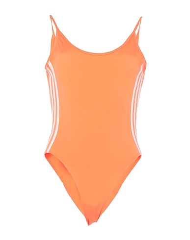 ADIDAS ORIGINALS Athletic tops Orange 93% Cotton, 7% Elastane