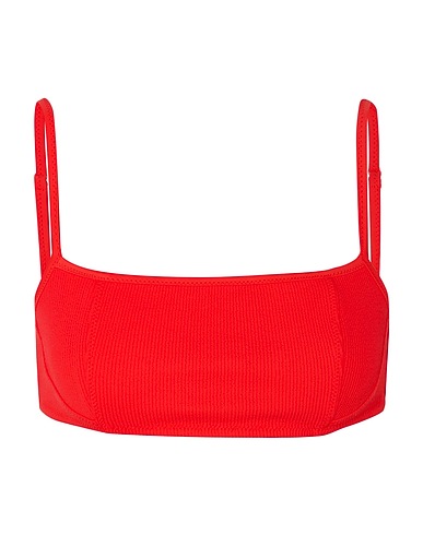 GANNI Bikini Red 92% Recycled polyamide, 8% Elastane