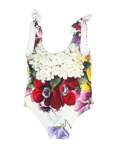DOLCE&GABBANA One-piece swimsuits White 73% Polyamide, 27% Elastane