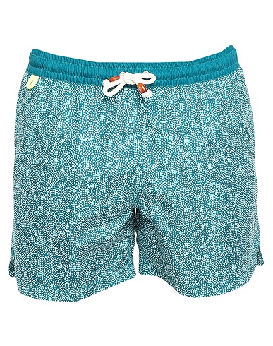 GILI'S Boxer mare Verde petrolio 100% Poliestere riciclato, Poliestere