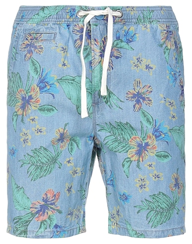 SUPERDRY Shorts & Bermuda Slate blue 100% Cotton