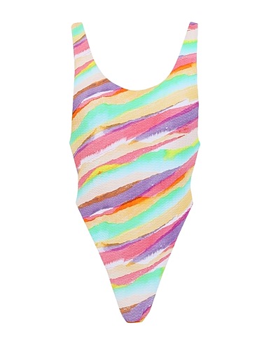 REINA OLGA One-piece swimsuits FUNKY SWIMSUIT 80'S BRUSHSTROKE
 Purple 85% Polyamide, 15% Elastane