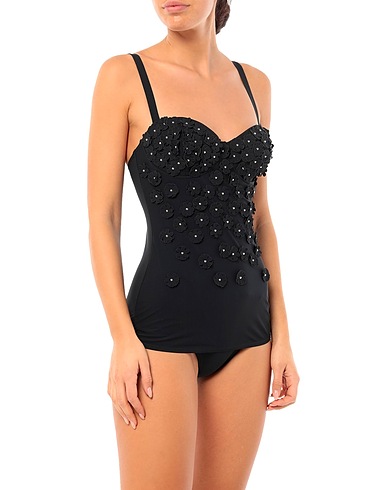 MICHAEL MICHAEL KORS Costume intero Nero 82% Nylon, 18% Eco Poliestere