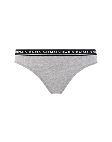 BALMAIN Slip Grigio chiaro 90% Cotone, 10% Elastan
