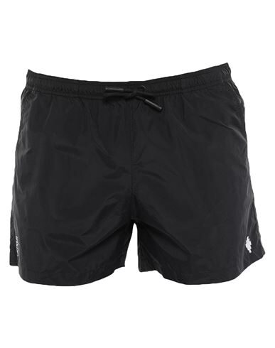 Marcelo Burlon County Of Milan Swim Trunks With Piping In Black
