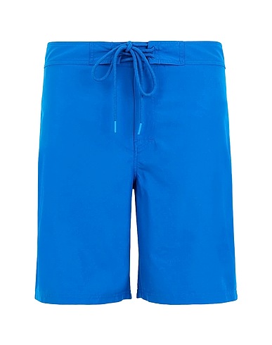 8 by YOOX Boxer mare RECYCLED POLY BEACH TRUNK SHORTS Azzurro 100% Poliestere riciclato