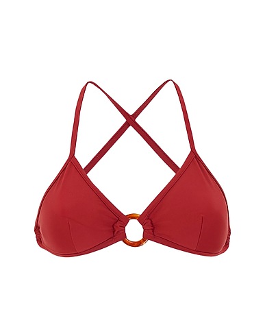 8 by YOOX Bikini RECYCLED POLY EMBELLISHED BIKINI TOP

 Burgundy 78% Recycled polyamide, 22% Elastane