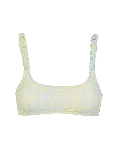 8 by YOOX Bikini PRINTED RECYCLED POLY BIKINI TOP

 Pastel yellow 78% Recycled polyamide, 22% Elastane