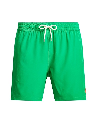 POLO RALPH LAUREN Boxer mare 5.5-INCH TRAVELER SWIM TRUNK
 Verde smeraldo 90% Poliestere riciclato, 10% Elastan