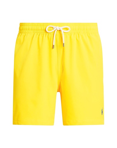 POLO RALPH LAUREN Boxer mare 5.5-INCH TRAVELER SWIM TRUNK
 Giallo ocra 90% Poliestere riciclato, 10% Elastan
