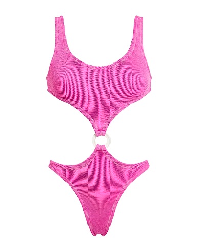 REINA OLGA One-piece swimsuits FUCSIA 95% Polyamide, 5% Elastane