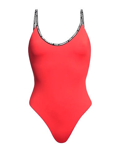 KARL LAGERFELD Costume intero Rosso 82% Poliammide, 18% Elastan