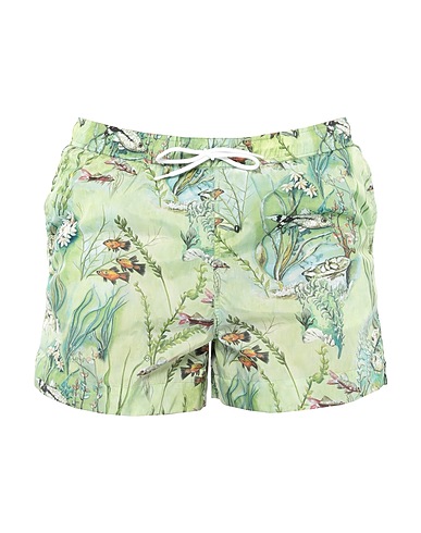 DUNHILL Swim shorts Light green 100% Polyamide
