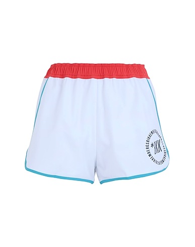 BIKKEMBERGS Cover-ups White 90% Polyester, 10% Elastane