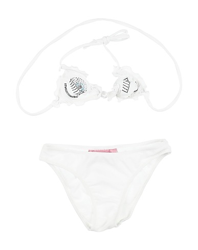 CHIARA FERRAGNI Bikini White 80% Polyamide, 20% Elastane