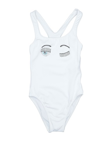 CHIARA FERRAGNI One-piece swimsuits White 80% Polyamide, 20% Elastane