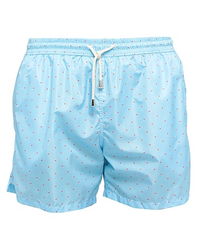 AGO.RA.LO. Swim shorts Sky blue 100% Polyester