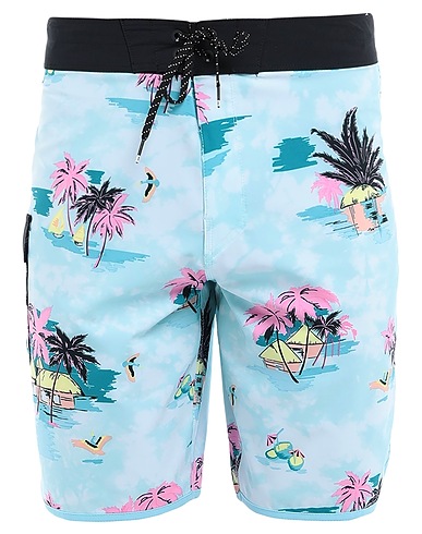 BILLABONG Swim shorts Sky blue 90% Polyester, 10% Elastane