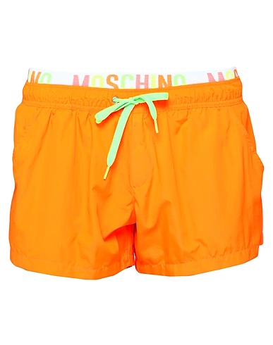 MOSCHINO Boxer mare Arancione 100% Poliestere
