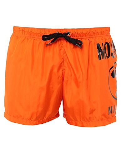 MOSCHINO Swim shorts Orange 100% Polyester