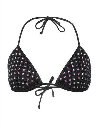 MOSCHINO Bikini Black 64% Polyamide, 36% Metallic fiber