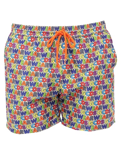 GCDS Swim shorts Beige 100% Polyester