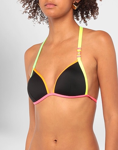 MOSCHINO Bikini SWIM Black 78% Polyester, 22% Elastane