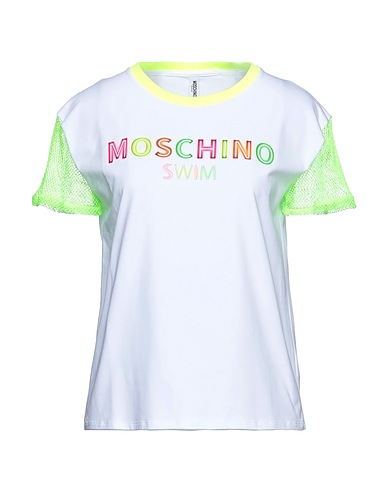 MOSCHINO Ｔシャツ SWIM ホワイト コットン 92% / ポリウレタン 8% / ポリエステル