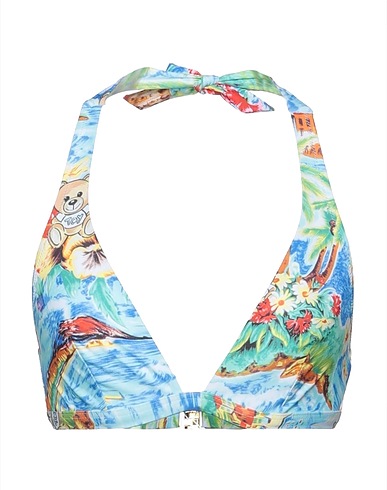 MOSCHINO Bikini Sky blue 82% Polyester, 18% Elastane