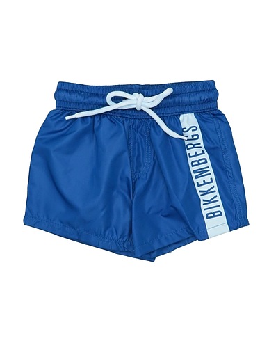 BIKKEMBERGS Swim shorts Bright blue 100% Polyamide
