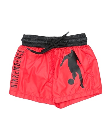 BIKKEMBERGS Swim shorts Red 100% Polyamide