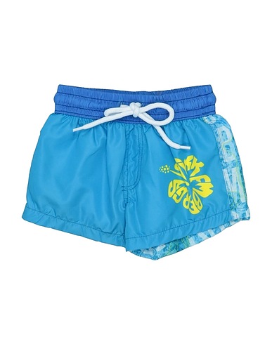 BIKKEMBERGS Swim shorts Azure 100% Polyamide