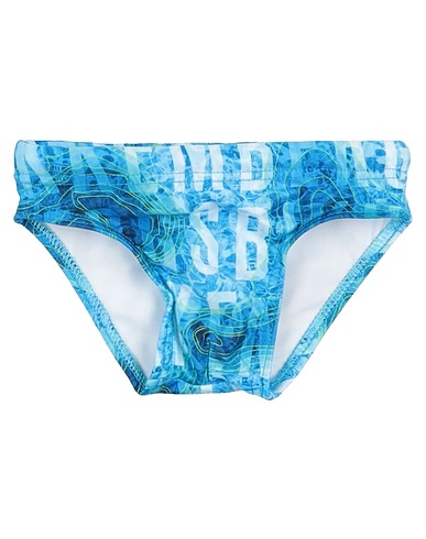 BIKKEMBERGS Swim briefs Azure 80% Polyamide, 20% Elastane