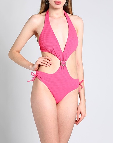 TWINSET Ολόσωμο μαγιό Φούξια 77% Πολυαμίδη, 23% Ελαστάνη