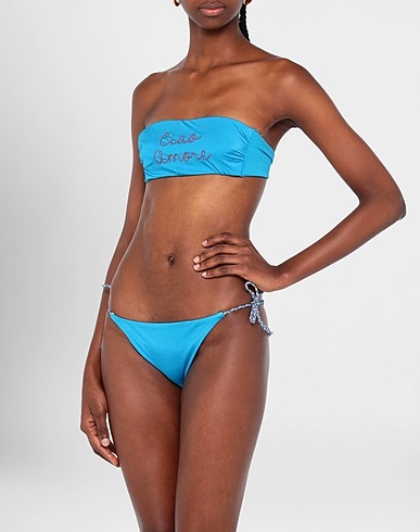 GIADA BENINCASA Bikini Azzurro 90% Poliammide, 10% Elastan