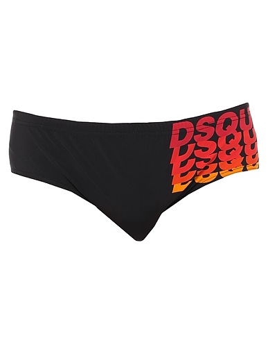 DSQUARED2 Swim briefs Black 72% Polyamide, 28% Elastane
