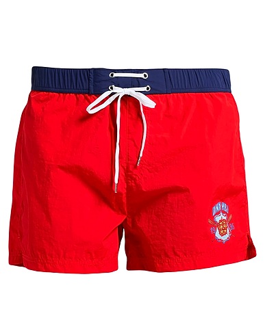 HARMONT & BLAINE Swim shorts JEANS Red 100% Polyamide