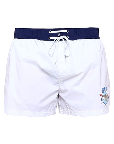 HARMONT & BLAINE Swim shorts JEANS White 100% Polyamide