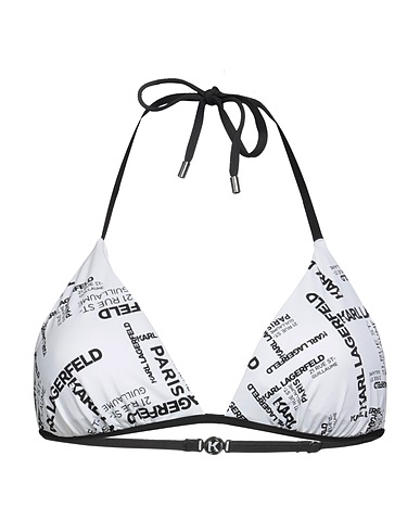 KARL LAGERFELD Bikini White 82% Polyamide, 18% Elastane