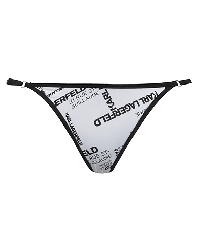 KARL LAGERFELD Bikini Bianco 82% Poliammide, 18% Elastan