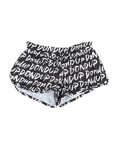 DONDUP Cover-ups Black 86% Polyester, 14% Elastane