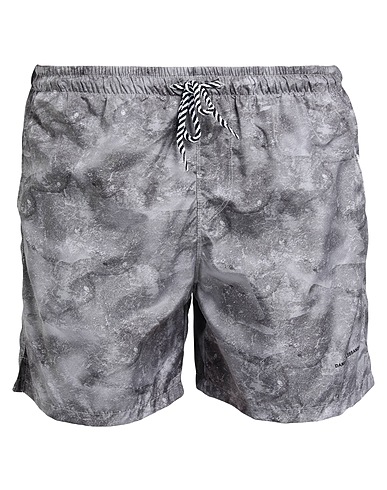 DANIELE ALESSANDRINI Swim shorts Grey 100% Polyester