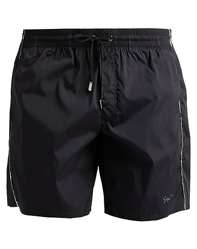 GIORGIO ARMANI Swim shorts Black 92% Polyamide, 8% Elastane
