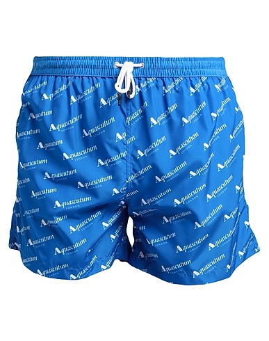 AQUASCUTUM ACTIVE Swim shorts Bright blue 100% Polyester